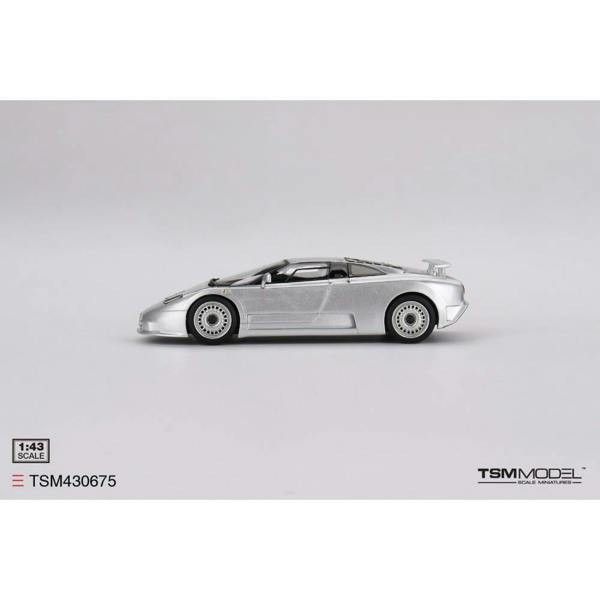 MCSlots Bugatti EB110 GT Grigio Chiaro 1:43 Scale TSM430675