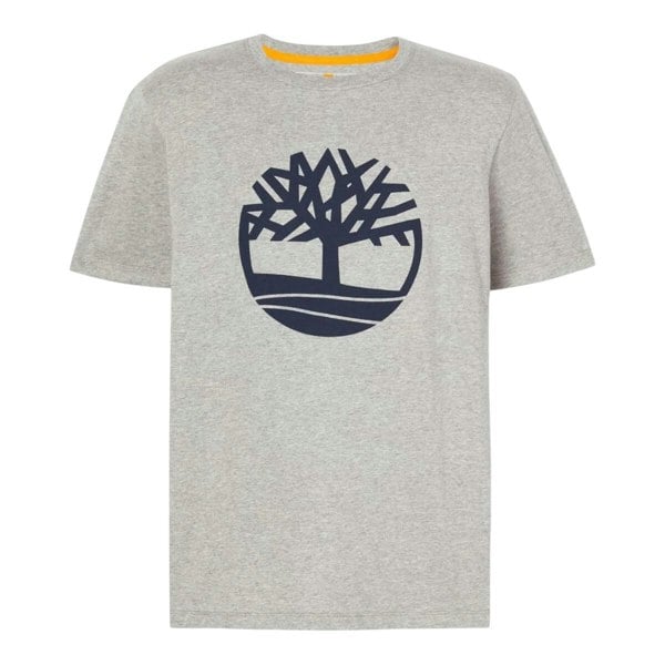 Timberland Mens Northwood Tree Logo Short-Sleeved T-Shirt - Grey