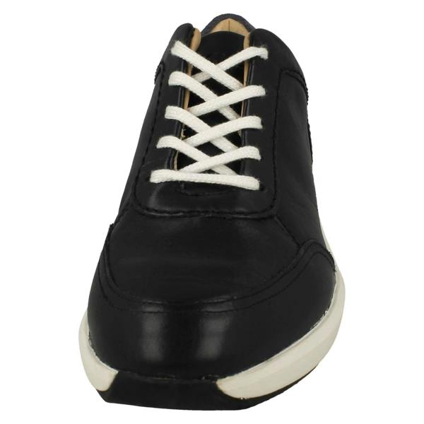 Clarks Ladies Clarks Stylish Lace Up Heeled Trainers Un Rio Mix