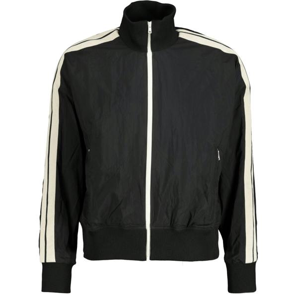 Palm Angels Curved Logo Track Jacket Black - chancefashionco