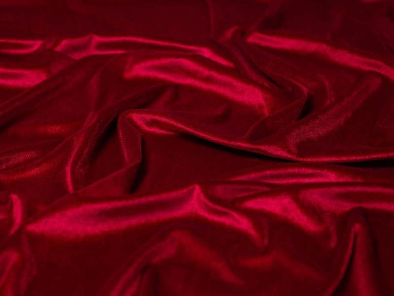 Minerva Core Range Minerva Panne Velvet Stretch Knit Fabric - Plain Design Dressmaking Fabric, 150 cm / 60" Wide - per metre