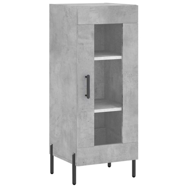 Berkfield Highboard Concrete Grey 34.5x34x180 cm Engineered Wood