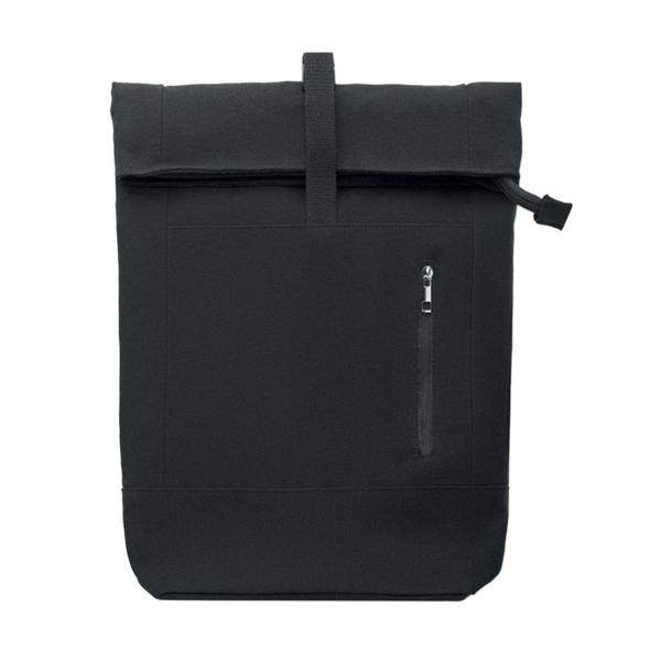 MidOcean Koper Roll Top Laptop Backpack - Black - 