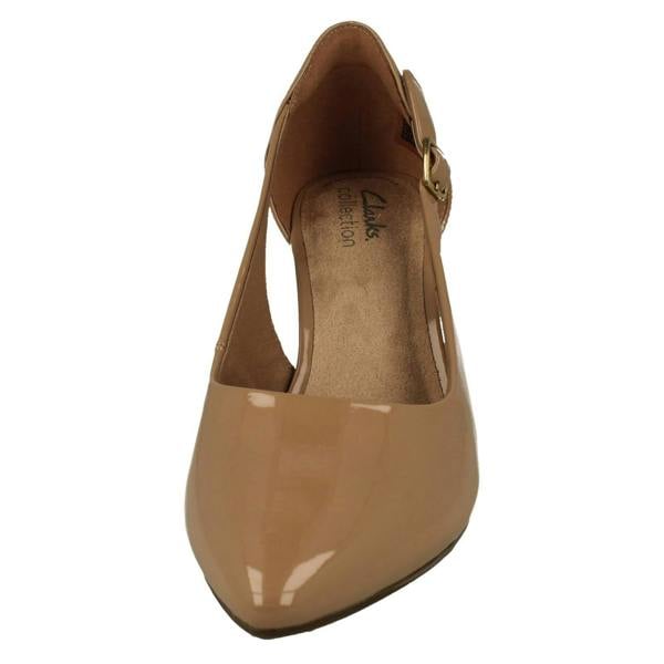 Clarks Ladies Clarks Cut Out Buckle Detailed Court Shoes Kataleyna Rae