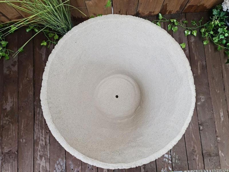 Large Greek patterned Sandstone Planter Pot