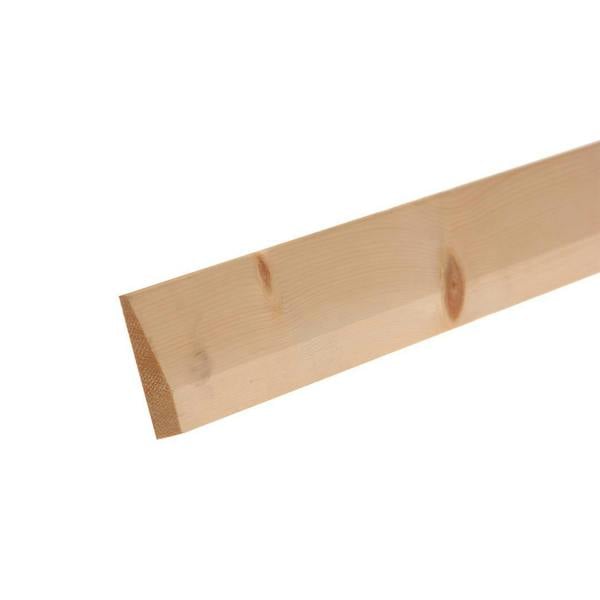 Snowdon Timber Pine Chamfered Skirting Board (T) 15mm (W) 69mm (L) 2.1m - Pack of 4
