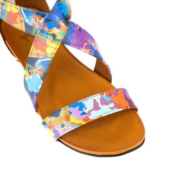Embassy London Isabella - Summer Colours - Women's leather sandal with padded anatomic insoles