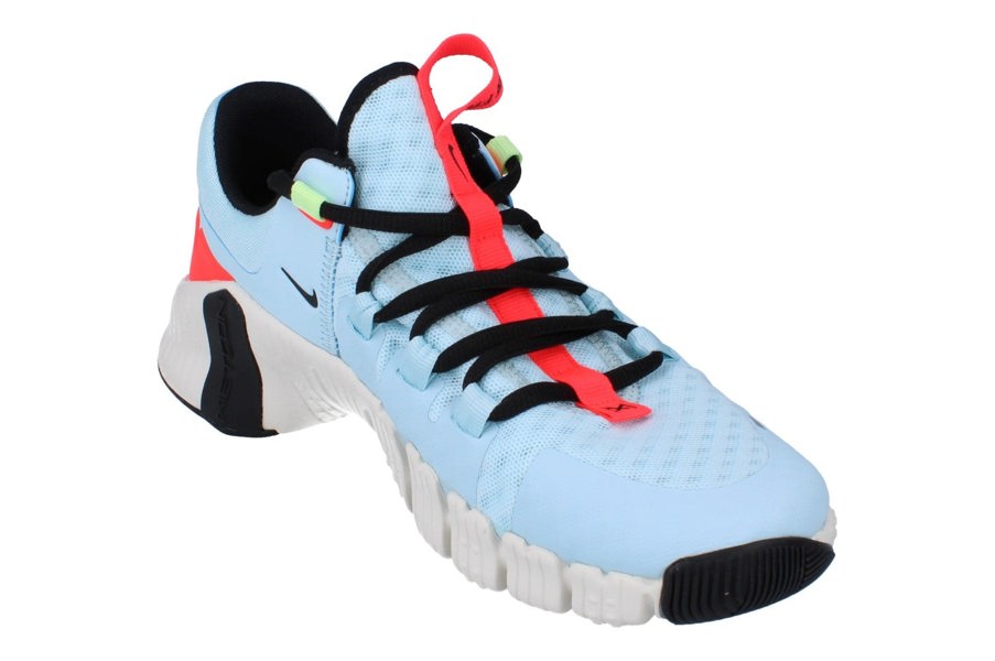 Nike Womens Free Metcon 5 Trainers Dv3950 400 - Glacier Blue Bright Crimson 400 - Photo 3