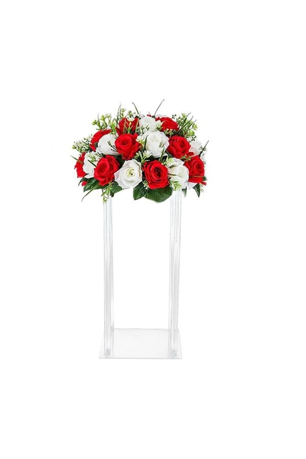 Living and Home Acrylic Wedding Center Flower Rack