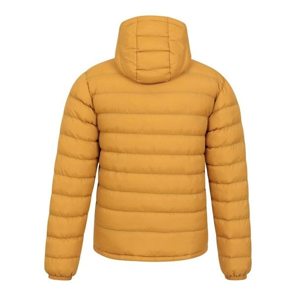 Mountain Warehouse Mens Seasons Faux Fur Lined Padded Jacket - Mustard