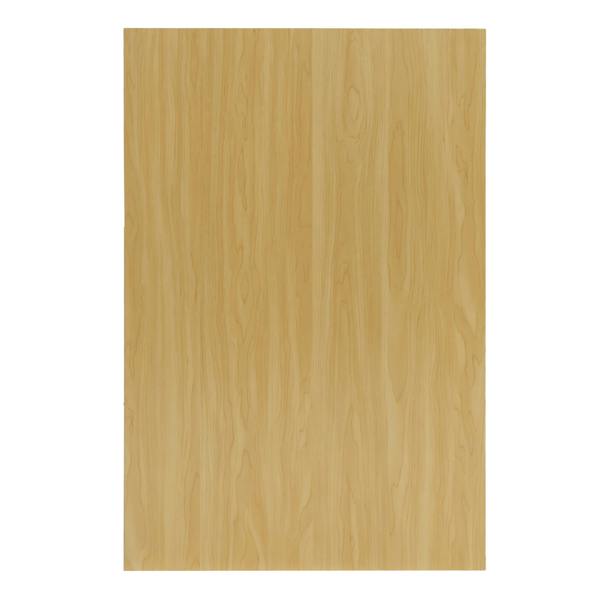 Maple countertop surface for Calliope LED Shop Counter Set, featuring a smooth, light wood grain texture and natural finish