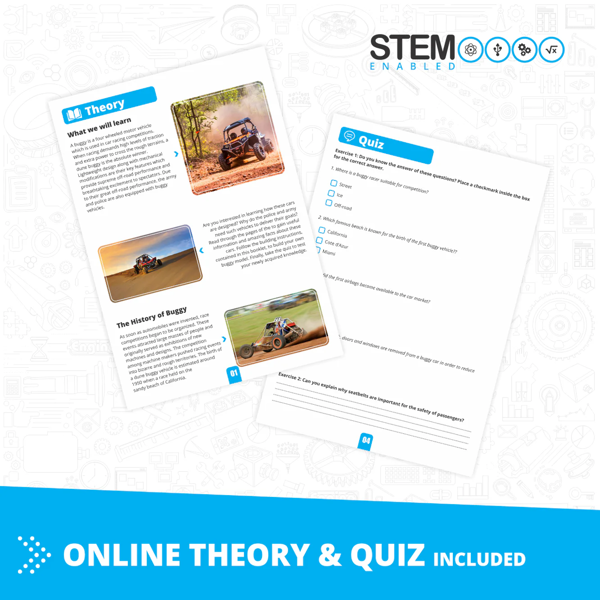 Engino Inventor Mechanics: Beach Buggy with 5 bonus models