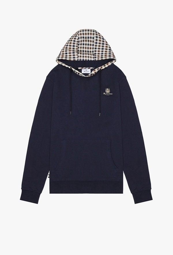 Aquascutum Club Check Hoodie