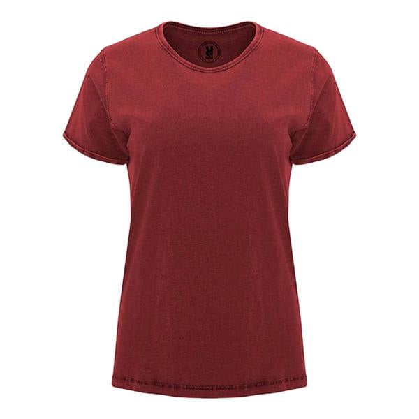Roly Womens/Ladies Husky T-Shirt - Garnet Red - 