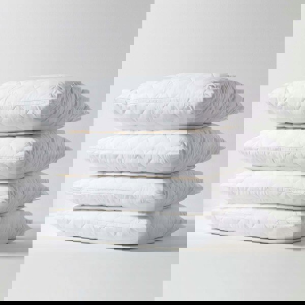 HOMESCAPES Anti Allergy Pillow Protectors, Pack of 4