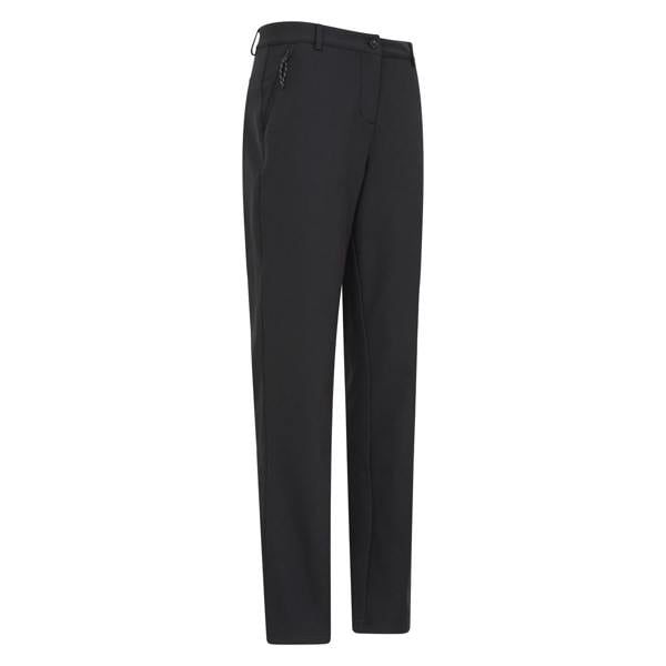 Mountain Warehouse Womens/Ladies Vermont Softshell Hiking Trousers - Black - 