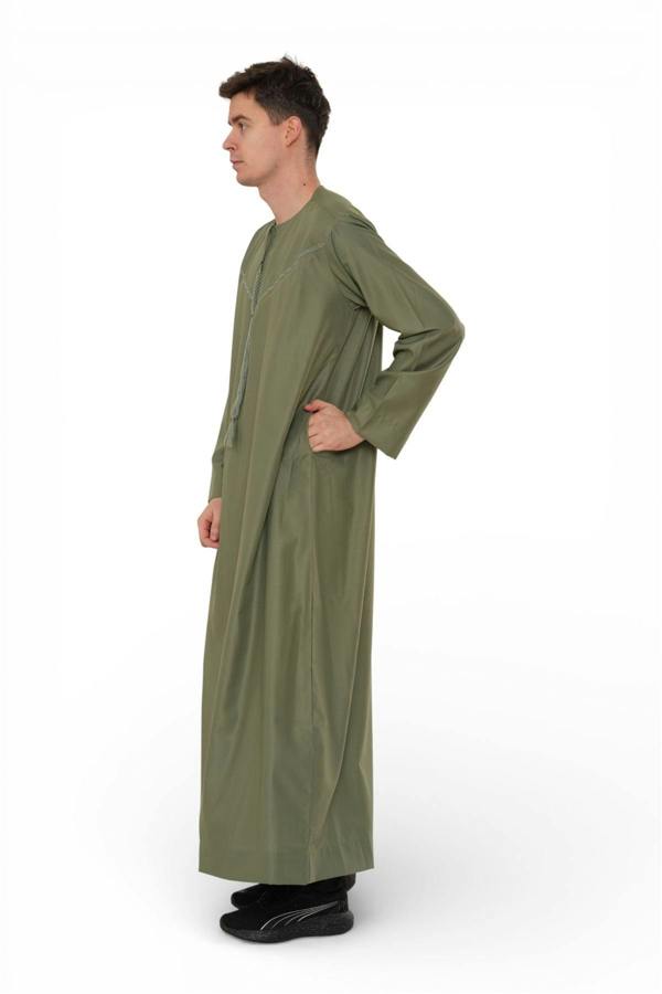 Infinity Leather Men's Ramadan Eid Moroccan Jubba Robe Djellaba Thobe - TT-008