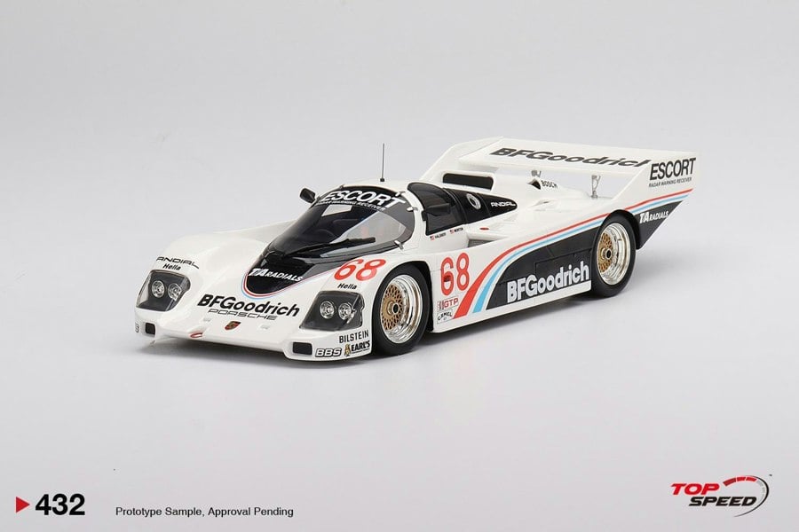 TSM Porsche 962 #68 BFGoodrich 1986 IMSA Road America 500 Miles 1:18 TSM TS0432