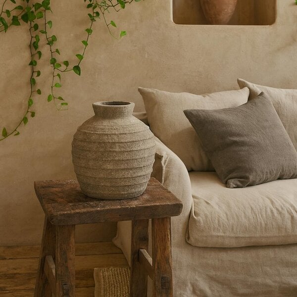 Wyld Haus Starfern Medium Tuscan Grey Stoneware Vase