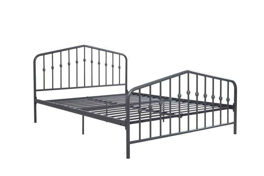 Dorel Home Bushwick Metal Bed Grey - Double