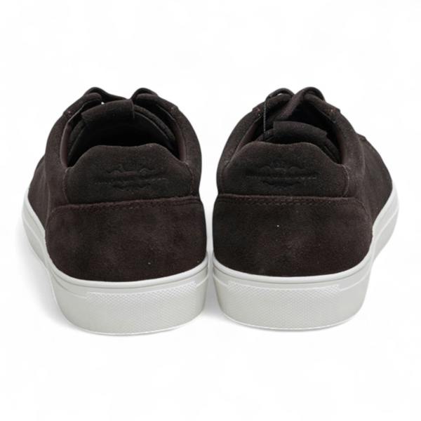 Antique Rogue Men’s Brown Suede Leather Lace-Up Casual Sneakers