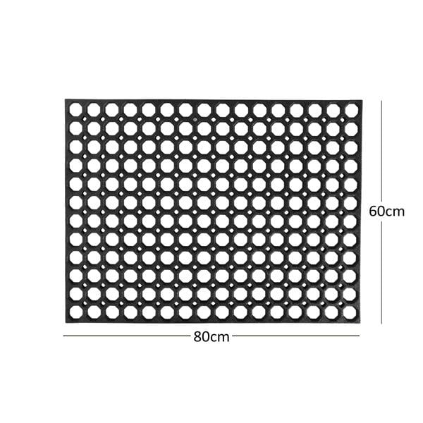 Nicoman Heavy Duty Non Slip Rubber Ring Entrance Doormat