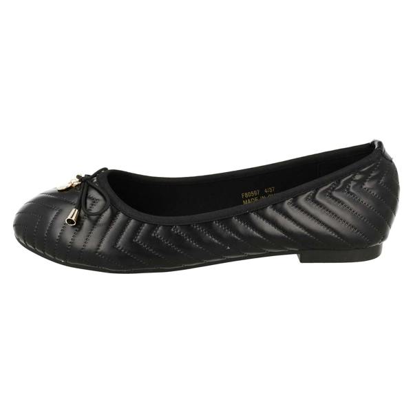 Spot On Ladies Spot On Flat Comfort Ballerinas F80597