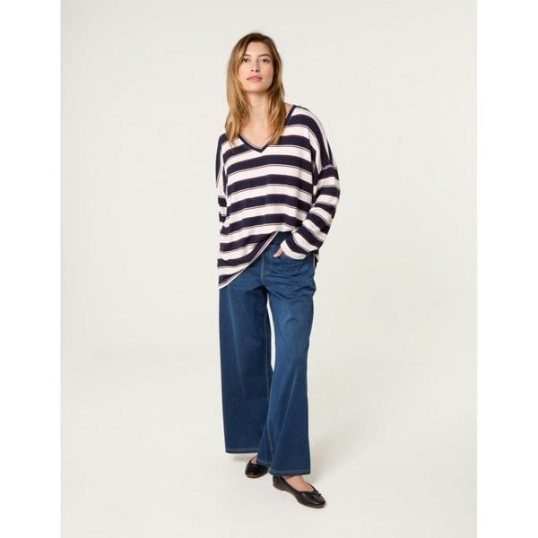 Blue Vanilla Multi Stretch Wide Leg Jeans