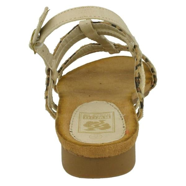 Down to Earth Ladies Down To Earth T Bar Slingback Sandals