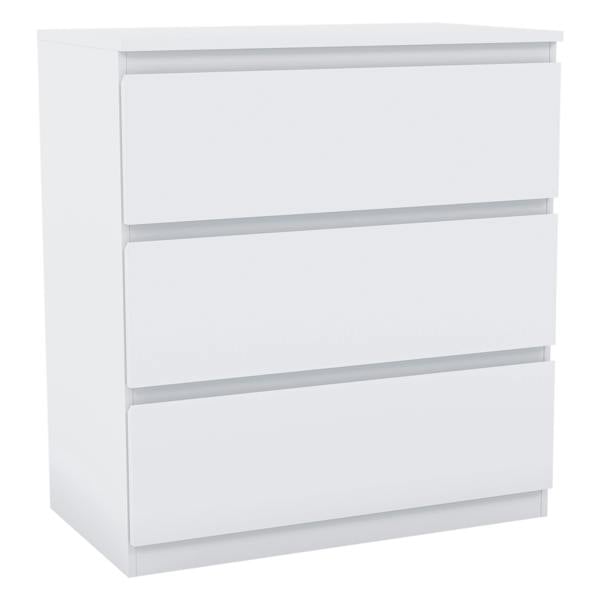 Vida Designs Denver 3 Drawer Chest, Black
