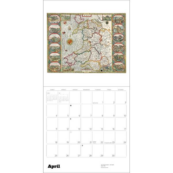 Antique Maps Calendar 2027, Wall Calendars, Month To View, History & Literature, Gift