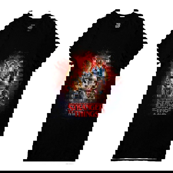 Stranger Things Unisex Adult Eleven Plus Four T-Shirt - Black