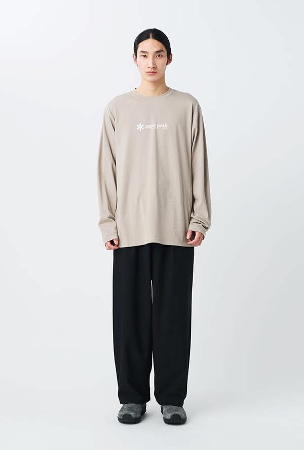 Snow Peak Soft Cotton Logo Long Sleeve T-Shirt
