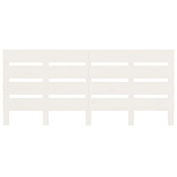Berkfield Bed Frame White 180x200 cm Solid Wood Pine Super King Size
