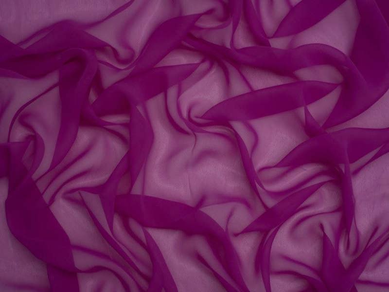 Minerva Core Range Minerva Light Sheer Chiffon Fabric - Plain Design Dressmaking Fabric, 110 cm / 44" Wide - per metre