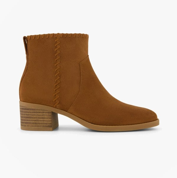 TOMS DELILAH Womens Ankle Boots Brown