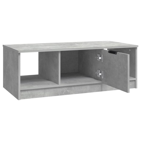 Berkfield Coffee Table Concrete Grey 102x50x36 cm Engineered Wood
