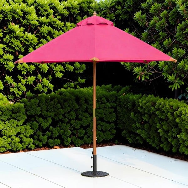 The Garden Marketplace 3.5m Premium Hardwood Garden Parasol Umbrella