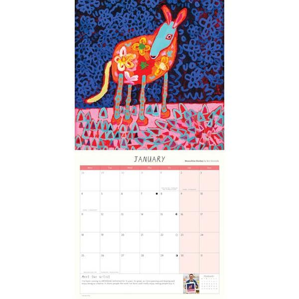 Arthouse Unlimited Calendar 2027, Wall Calendars, Month To View, Art, Gift