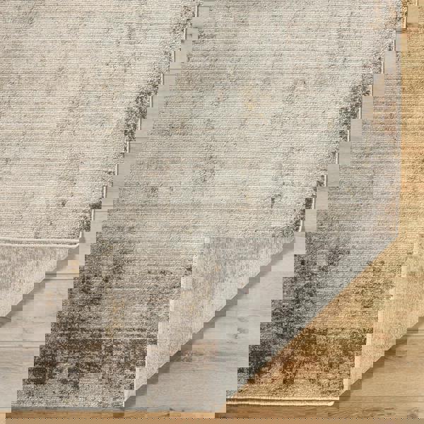 Livabliss Galey Alix Myrtle Avenue-Abstract Brown Cream Green Blue Modern Marble Fringe Rug