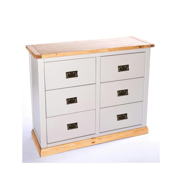 Cabinet Bits Bomporto 6 Drawer Chest of Drawers Bras Drop Handle