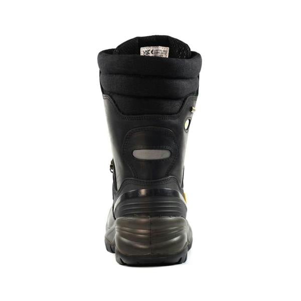 Rear view of Grisport Dynamite Waterproof Safety Boot showing padded ankle support and durable heel construction