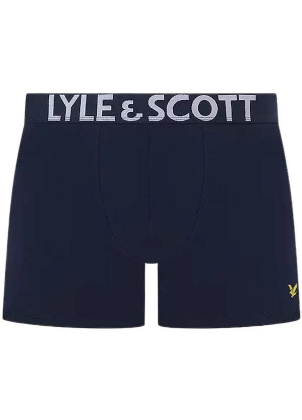 Lyle & Scott 3-Pack Daniel Boxer Briefs, Blue Mix