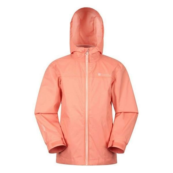 Mountain Warehouse Childrens/Kids Torrent Taped Seam Waterproof Jacket - Coral - 
