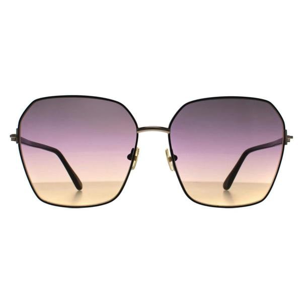 Tom Ford Sunglasses Claudia FT0839 01B Shiny Black Grey Gradient