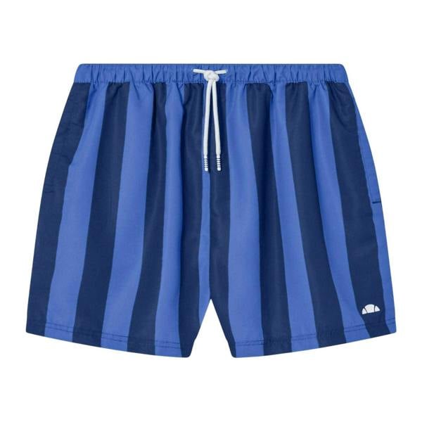 Ellesse Mens Staziona Vertical Stripe Swim Shorts - Navy - 