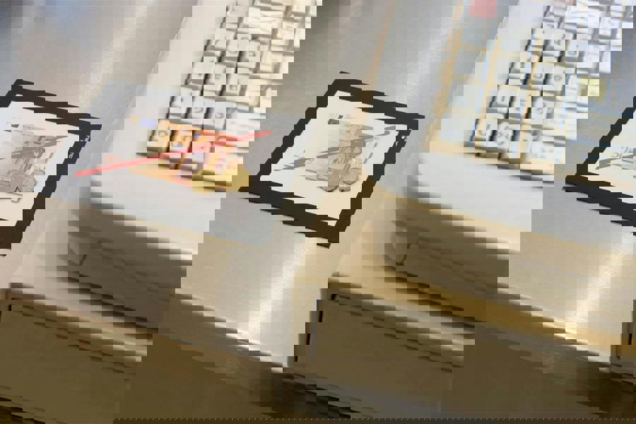 Durable DURAFRAME Self Adhesive Magnetic Signage Frame | 2 Pack | A6 Black