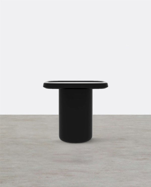 Weilai Concept Penn Side Table, Black / Red