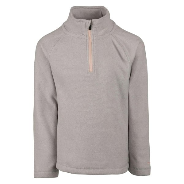 Trespass Childrens Girls Meadows Fleece - Pale Grey