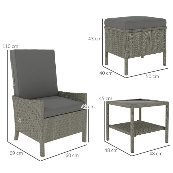 Rattan Leisure Chair Set